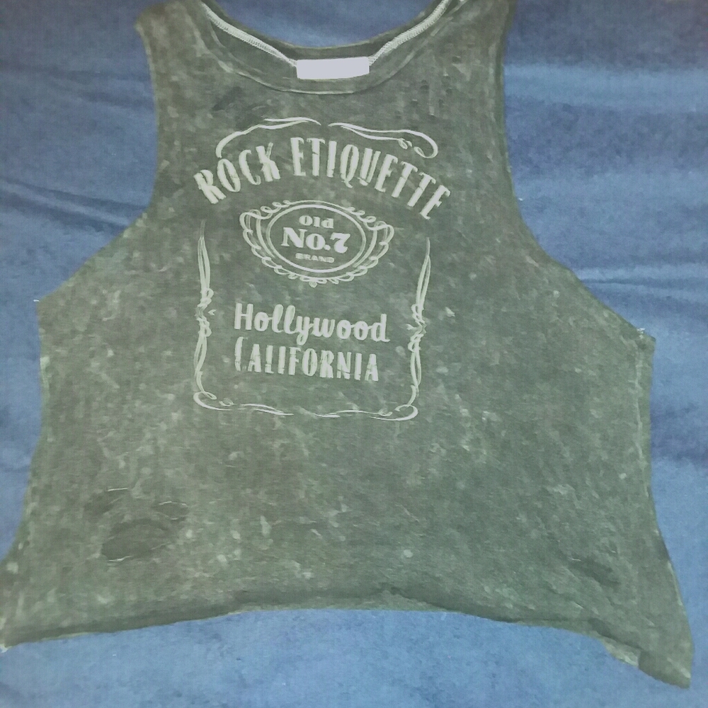Rock Etiquette stretchy sleevless top